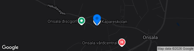 Map showing Kapareskolans Idrottshall