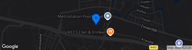 Map showing Sportpark Polder Albrandswaard