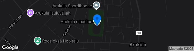 Map showing Aruküla staadion