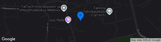Map showing EJL Jalgpallihall