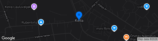 Map showing Keila kunstmuru