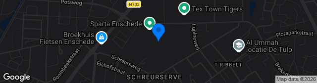 Map showing Sportpark Schreurserve