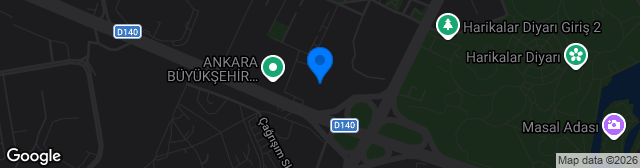 Map showing Sincan Fatih Stadı