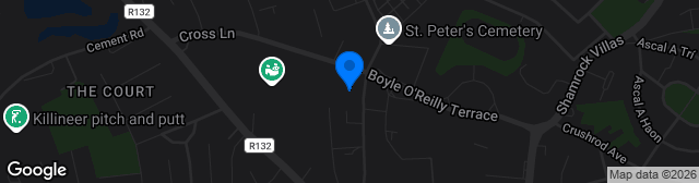 Map showing Sullivan & Lambe Park