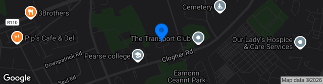 Map showing Clogher Road