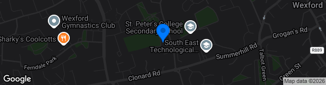 Map showing Hollygrove Ground