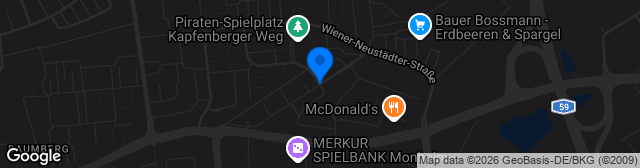 Map showing BSA Grazer Strasse