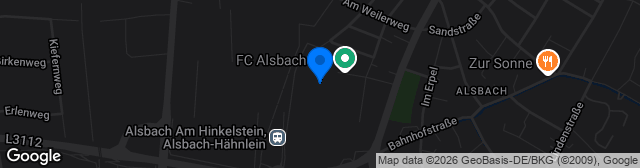 Map showing Sportanlage am Hinkelstein