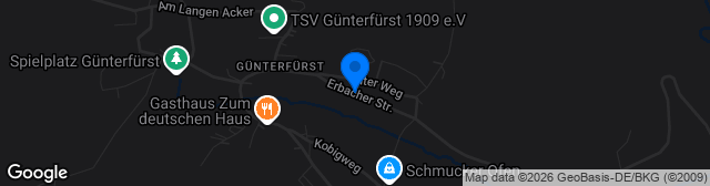 Map showing Erbacher Sportpark