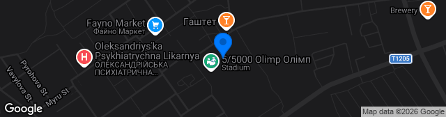 Map showing KSK Olimp
