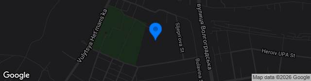 Map showing Stadion Svitlo