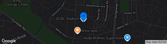 Map showing DCBL Stadium