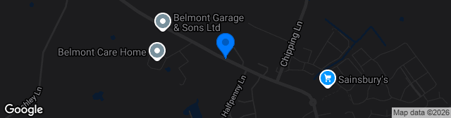 Map showing Inglewhite Road