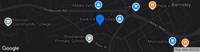 Map showing Parker Roofing Memorial Ground