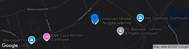 Map showing De Basvelden Terrein 3