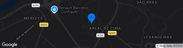 Map showing Campo 1 Centro De Treinos Cidade De Barcelos