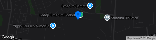 Map showing Smørum Idrætscenter