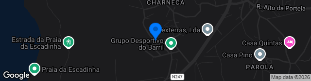 Map showing Campo Do Texugo