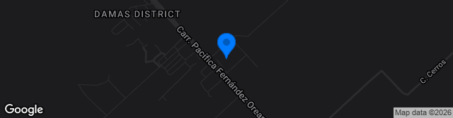 Map showing Estadio de Damas