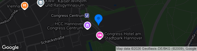 Map showing Eilenriedestadion