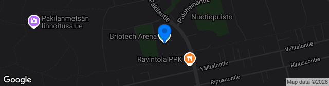 Map showing Briotech Arena