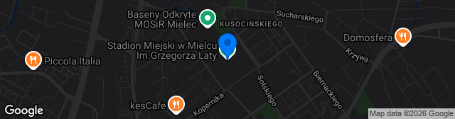 Map showing Stadion Miejski im. Grzegorza Lato