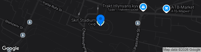 Map showing Stadion SKIF