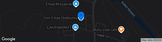 Map showing Yeni Erbaa Stadyumu