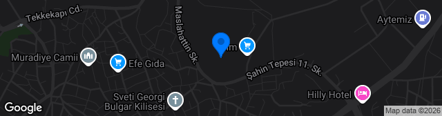 Map showing Tunca Futbol Sahası