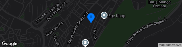 Map showing Yeni Buca Stadı