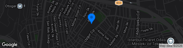 Map showing Bayrampaşa Çetin Emeç Stadı