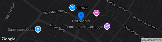 Map showing Stadio Comunale Walter Borelli