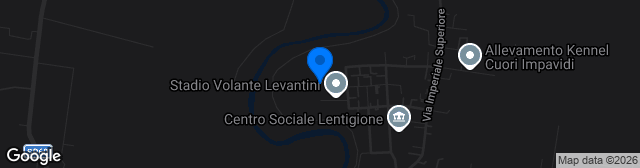Map showing Immergas Stadium - Levantini