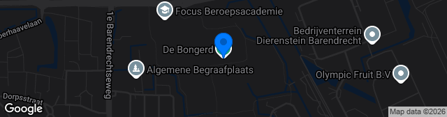 Map showing Sportpark De Bongerd