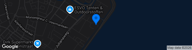 Map showing Hein Koning Voetbalstadion
