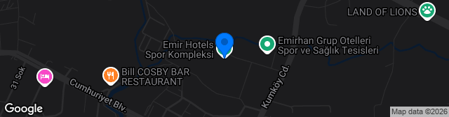 Map showing Arslan Zeki Demirci Spor Kompleksi Stadyumu