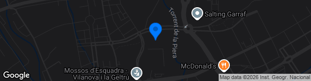 Map showing Estadi Associació dels Alumnes Obrers