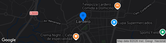 Map showing Campo de Fútbol Ángel de Vicente