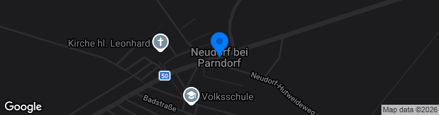 Map showing Neudorf bei Parndorf Stadion
