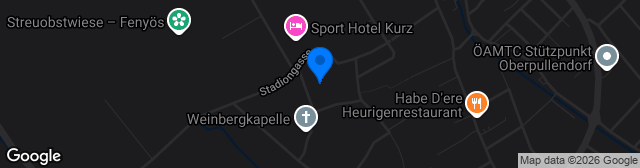 Map showing Fenyös-Stadion