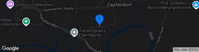 Map showing Sportplatz TSV Grafenstein