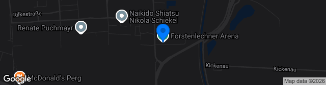 Map showing Forstenlechner Arena Perg