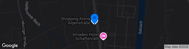 Map showing SAK Arena Nonntal