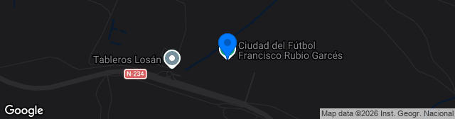 Map showing Ciudad Deportiva Francisco Rubio Garcés 1