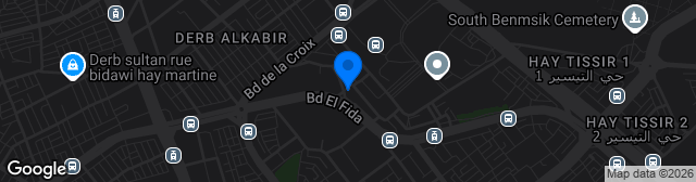 Map showing Stade Père-Jégo