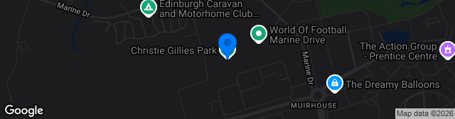 Map showing Christie Gillies Park