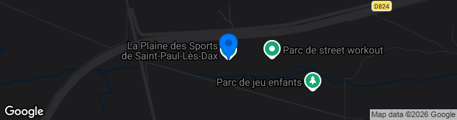 Map showing Plaine des Sports