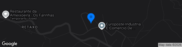 Map showing Estádio do Ventoso