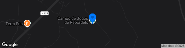 Map showing Campo de Jogos de Rebordelo