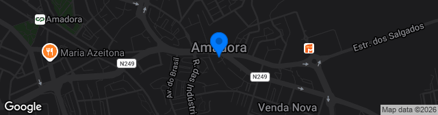 Map showing Campo Municipal dos Prazeres